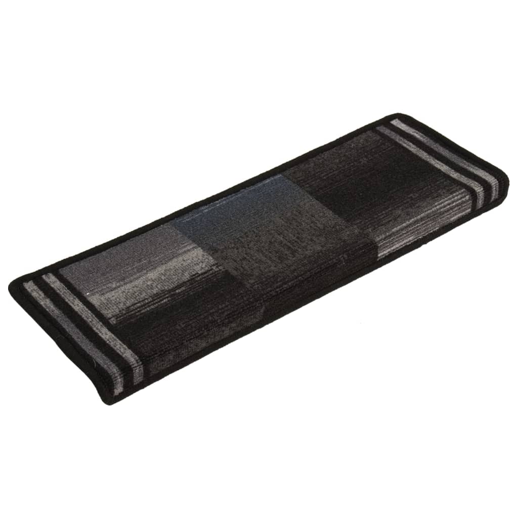 Trapmatten Zelfklevend 5 St 65X25 Cm Zwart En Grijs