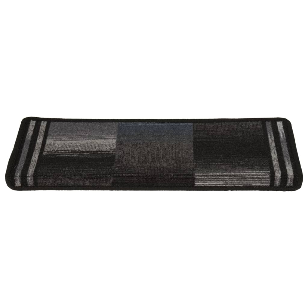 Trapmatten Zelfklevend 5 St 65X25 Cm Zwart En Grijs