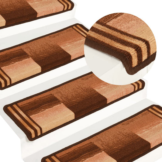Trapmatten Zelfklevend 5 St 65X25 Cm Bruin
