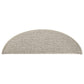 Trapmatten Zelfklevend 15 St Sisal-Look 56X20 Cm Taupe