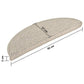 Trapmatten Zelfklevend 15 St Sisal-Look 56X20 Cm Taupe