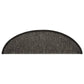 Trapmatten Zelfklevend 15 St Sisal-Look 56X20 Cm Antracietkleur