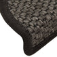 Trapmatten Zelfklevend 15 St Sisal-Look 56X20 Cm Antracietkleur