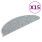 Trapmatten Zelfklevend 15 St Sisal-Look 56X20 Cm Blauw