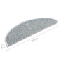 Trapmatten Zelfklevend 15 St Sisal-Look 56X20 Cm Blauw
