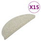 Trapmatten Zelfklevend 15 St Sisal-Look 56X20 Cm Grijs