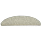 Trapmatten Zelfklevend 15 St Sisal-Look 56X20 Cm Grijs