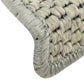 Trapmatten Zelfklevend 15 St Sisal-Look 56X20 Cm Grijs