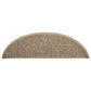 Trapmatten Zelfklevend 15 St Sisal-Look 56X20 Cm Donkerbeige