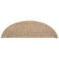 Trapmatten Zelfklevend 15 St Sisal-Look 56X20 Cm Zandkleurig