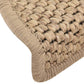 Trapmatten Zelfklevend 15 St Sisal-Look 56X20 Cm Zandkleurig