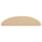 Trapmatten Zelfklevend 15 St Sisal-Look 56X20 Cm Lichtbeige