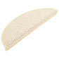 Trapmatten Zelfklevend 15 St Sisal-Look 56X20 Cm Crèmekleurig