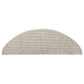 Trapmatten Zelfklevend 15 St Sisal-Look 65X25 Cm Taupe
