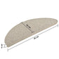 Trapmatten Zelfklevend 15 St Sisal-Look 65X25 Cm Taupe