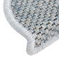 Trapmatten Zelfklevend 15 St Sisal-Look 65X25 Cm Blauw