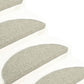Trapmatten Zelfklevend 15 St Sisal-Look 65X25 Cm Grijs