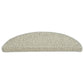 Trapmatten Zelfklevend 15 St Sisal-Look 65X25 Cm Grijs