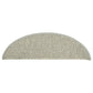Trapmatten Zelfklevend 15 St Sisal-Look 65X25 Cm Grijs