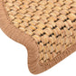 Trapmatten Zelfklevend 15 St Sisal-Look 65X25 Cm Oranje