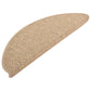 Trapmatten Zelfklevend 15 St Sisal-Look 65X25 Cm Zandkleurig
