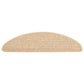 Trapmatten Zelfklevend 15 St Sisal-Look 65X25 Cm Lichtbeige