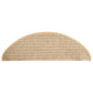 Trapmatten Zelfklevend 15 St Sisal-Look 65X25 Cm Lichtbeige