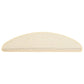 Trapmatten Zelfklevend 15 St Sisal-Look 65X25 Cm Crèmekleurig
