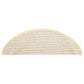 Trapmatten Zelfklevend 15 St Sisal-Look 65X25 Cm Crèmekleurig