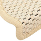 Trapmatten Zelfklevend 15 St Sisal-Look 65X25 Cm Crèmekleurig