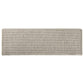 Trapmatten Zelfklevend 15 St Sisal-Look 65X25 Cm Zilverkleurig