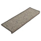 Trapmatten Zelfklevend 15 St Sisal-Look 65X25 Cm Grijs En Beige