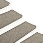 Trapmatten Zelfklevend 15 St Sisal-Look 65X25 Cm Grijs En Beige
