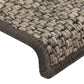 Trapmatten Zelfklevend 15 St Sisal-Look 65X25 Cm Grijs En Beige