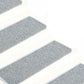 Trapmatten Zelfklevend 15 St Sisal-Look 65X25 Cm Blauw