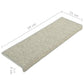 Trapmatten Zelfklevend 15 St Sisal-Look 65X25 Cm Grijs