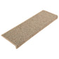 Trapmatten Zelfklevend 15 St Sisal-Look 65X25 Cm Donkerbeige