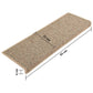 Trapmatten Zelfklevend 15 St Sisal-Look 65X25 Cm Donkerbeige