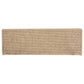 Trapmatten Zelfklevend 15 St Sisal-Look 65X25 Cm Zandkleurig