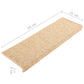 Trapmatten Zelfklevend 15 St Sisal-Look 65X25 Cm Lichtbeige