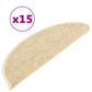 Trapmatten Zelfklevend 15 St 56X20 Cm Lichtbeige