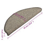 Trapmatten Zelfklevend 15 St 65X25 Cm Grijs En Beige