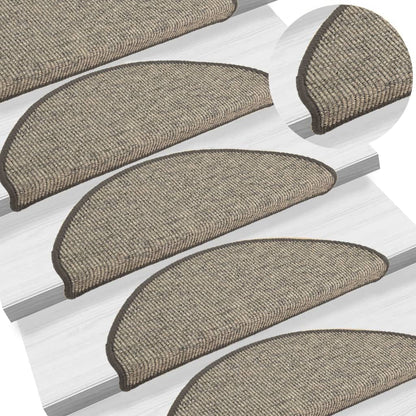 Trapmatten Zelfklevend 15 St 65X25 Cm Grijs En Beige