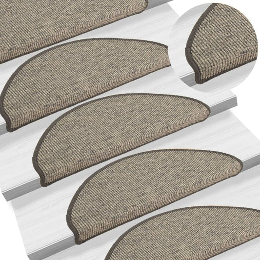 Trapmatten Zelfklevend 15 St 65X25 Cm Grijs En Beige