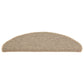 Trapmatten Zelfklevend 15 St 65X25 Cm Donkerbeige