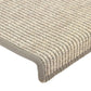 Trapmatten Zelfklevend 15 St 65X25 Cm Zilverkleurig