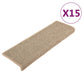 Trapmatten Zelfklevend 15 St 65X25 Cm Donkerbeige