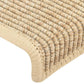 Trapmatten Zelfklevend 15 St Sisal-Look 65X25 Cm Lichtbeige
