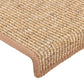 Trapmatten Zelfklevend 15 St 65X25 Cm Lichtbruin
