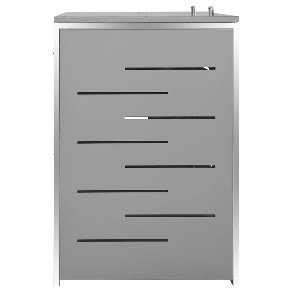Containerberging Dubbel 138X77,5X115,5 Cm Roestvrij Staal